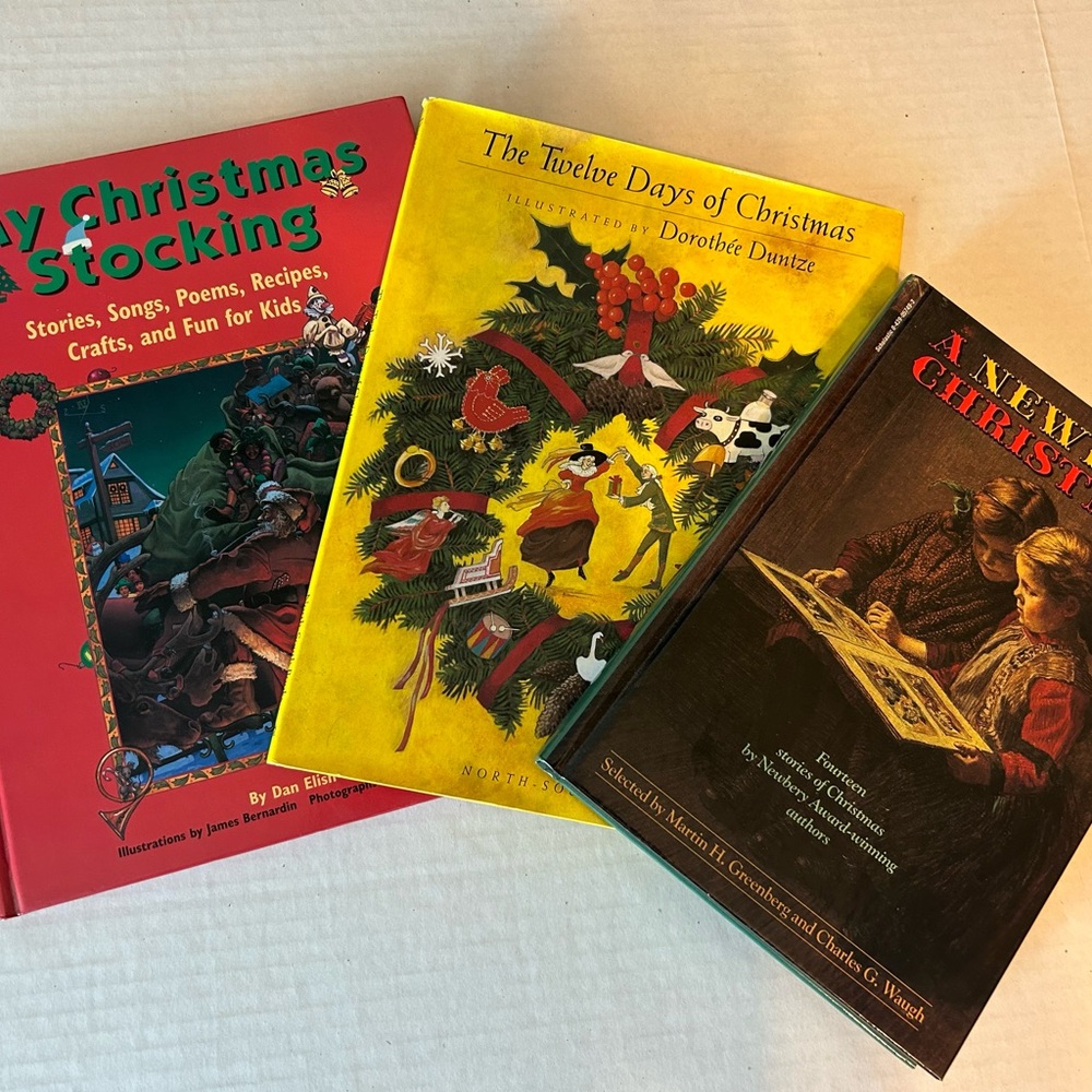 Hardcover Books Christmas Stories and Activities set of 3 books
